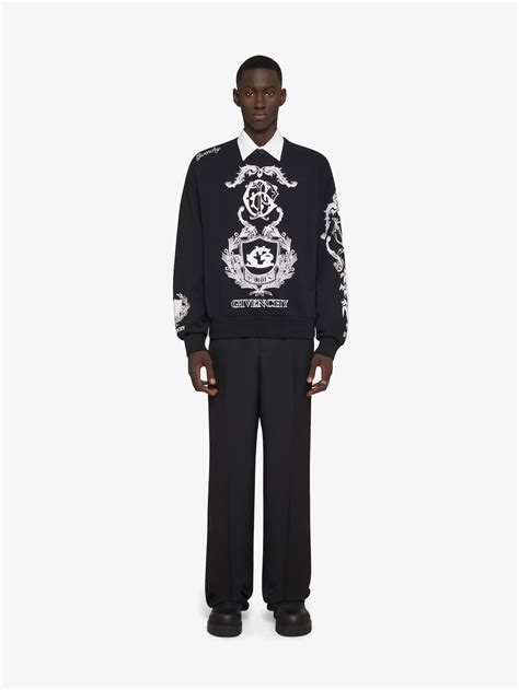 givenchy pullover coming soon|givenchy crest sweatshirt.